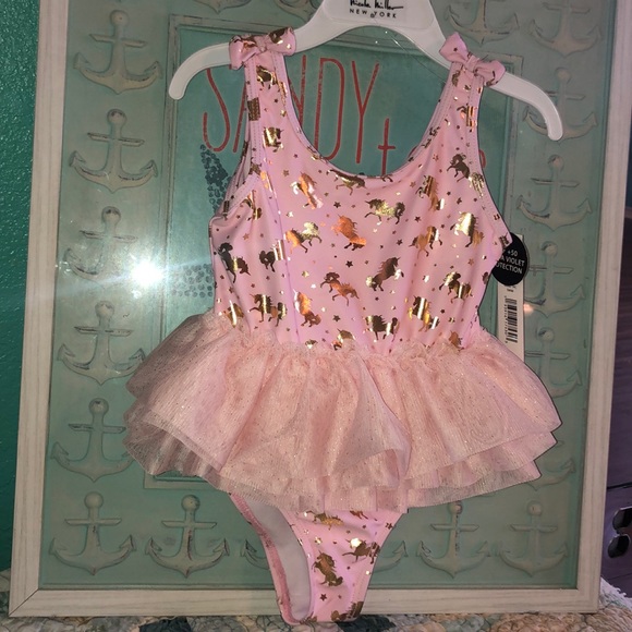 Nicole Miller Other - 👯‍♂️ BOGO  NWT Unicorn Pink Tutu Swimsuit